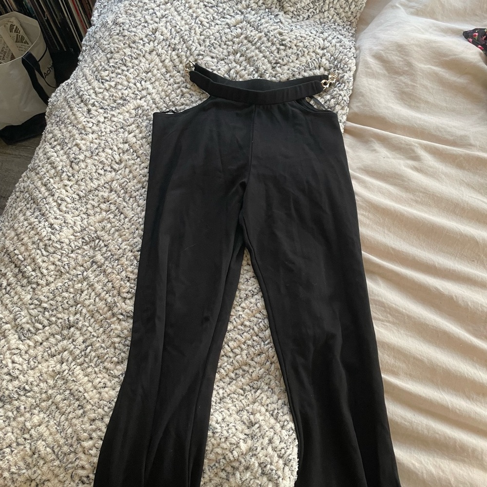Motel Rocks cutout flare pants